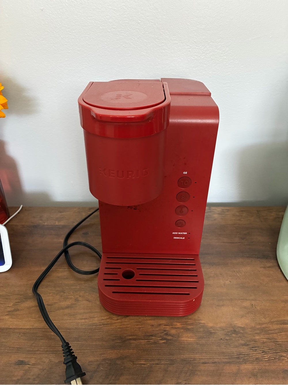 Keurig Single-Serve Brewer in Red
